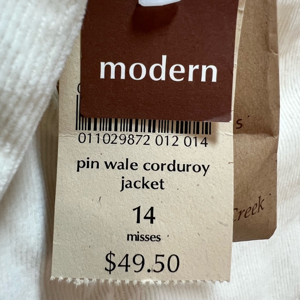 Cream Button-Up Jacket - Picture 5 of 5